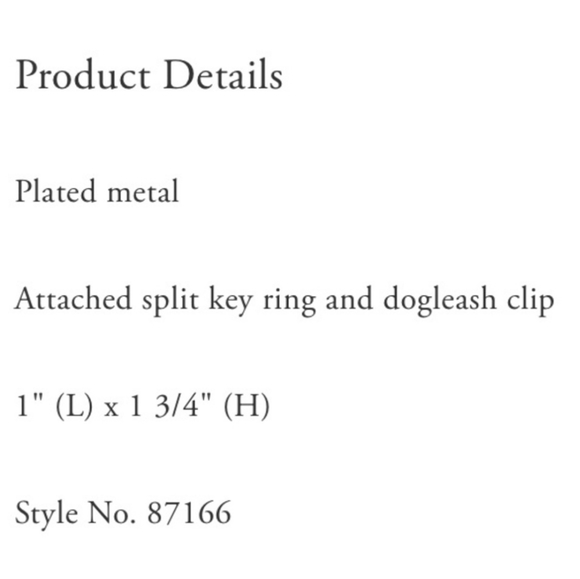 Coach rose gold bear keychain - Picture 2 of 3